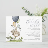 We kunnen wachten op Baby shower Kaart (Staand voorkant)