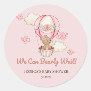 We kunnen wachten op Baby shower Sticker