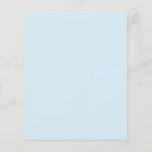 We kunnen wachten op Baby shower Teddy Bear Boho B (Achterkant)