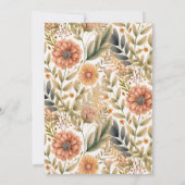 We kunnen wachten op Beer Baby shower Kaart (Achterkant)