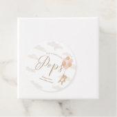 We kunnen wachten op de Baby shower Wijnflesje van Bedankjes Labels (In situ)