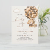 We kunnen wachten op de uitnodiging van Brown Baby (Staand voorkant)