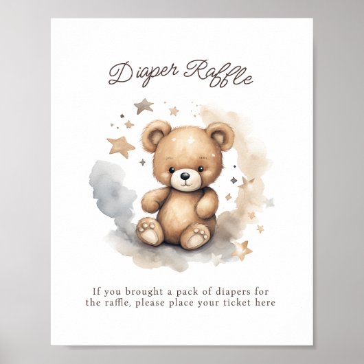 We kunnen wachten op geneutrale luieraffle poster (Voorkant)