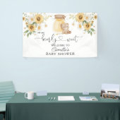 We kunnen wachten op het Baby shower honingBeer Spandoek (Beurs)