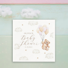 We kunnen wachten op het Baby shower van Girl. Servet