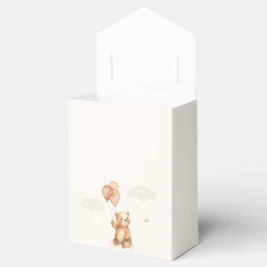 We kunnen wachten op neutraal Baby shower Bedankdoosjes (Geopend)