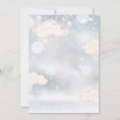 We kunnen wachten op Teddy Bear Winter Baby shower Kaart (Achterkant)