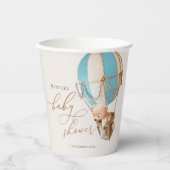 We kunnen wachten. Papieren kopjes baby shower Papieren Bekers (Voorkant)