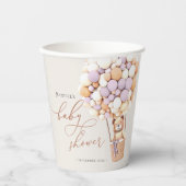 We kunnen wachten. Papieren kopjes baby shower Papieren Bekers (Voorkant)