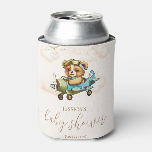 We kunnen wachten. Teddy Bear Baby shower Blikjeskoeler