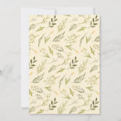 We kunnen wachten. Teddy Bear Baby shower Invita Kaart (Achterkant)