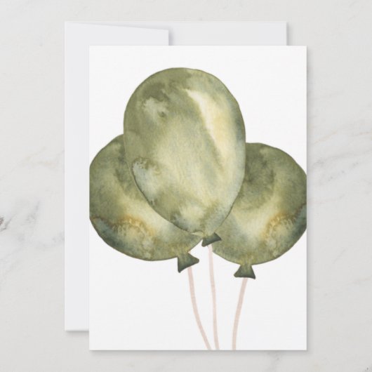 We kunnen wachten. Teddy Bear Baby shower Kaart (Achterkant)