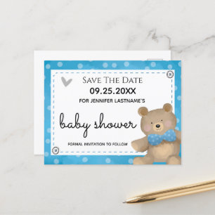 We kunnen wachten tot Baby shower de datum opslaat Briefkaart