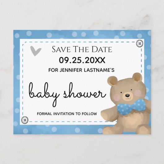 We kunnen wachten tot Baby shower de datum opslaat Briefkaart (Voorkant)