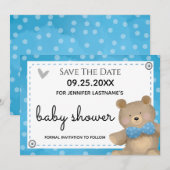 We kunnen wachten tot Baby shower de datum opslaat Kaart (Voorkant / Achterkant)