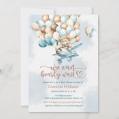 We kunnen wachten tot Baby shower is uitgenodigd Kaart (Voorkant)