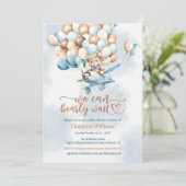 We kunnen wachten tot Baby shower is uitgenodigd Kaart (Staand voorkant)