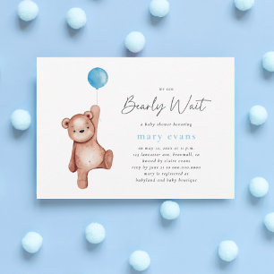 We kunnen wachten tot Baby shower is uitgenodigd Kaart