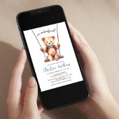 We kunnen wachten tot Baby shower is uitgenodigd Kaart