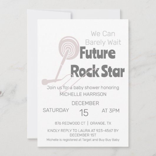 We kunnen wachten tot Genderneutraal Baby shower I Kaart (Voorkant)