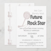 We kunnen wachten tot Genderneutraal Baby shower I Kaart (Voorkant / Achterkant)