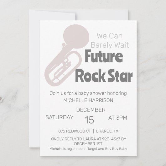 We kunnen wachten tot Genderneutraal Baby shower I Kaart (Voorkant)