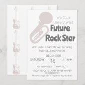 We kunnen wachten tot Genderneutraal Baby shower I Kaart (Voorkant / Achterkant)