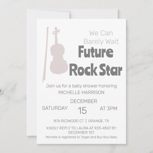 We kunnen wachten tot Genderneutraal Baby shower I Kaart (Voorkant)