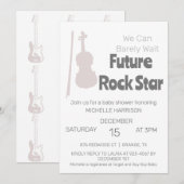 We kunnen wachten tot Genderneutraal Baby shower I Kaart (Voorkant / Achterkant)