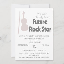 We kunnen wachten tot Genderneutraal Baby shower I Kaart