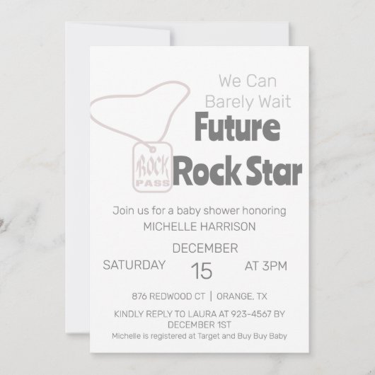 We kunnen wachten tot Genderneutraal Baby shower I Kaart (Voorkant)