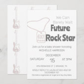 We kunnen wachten tot Genderneutraal Baby shower I Kaart (Voorkant / Achterkant)