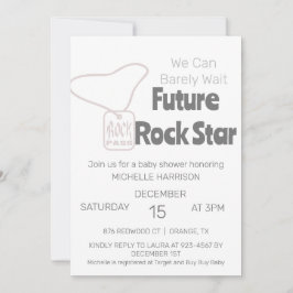 We kunnen wachten tot Genderneutraal Baby shower I Kaart