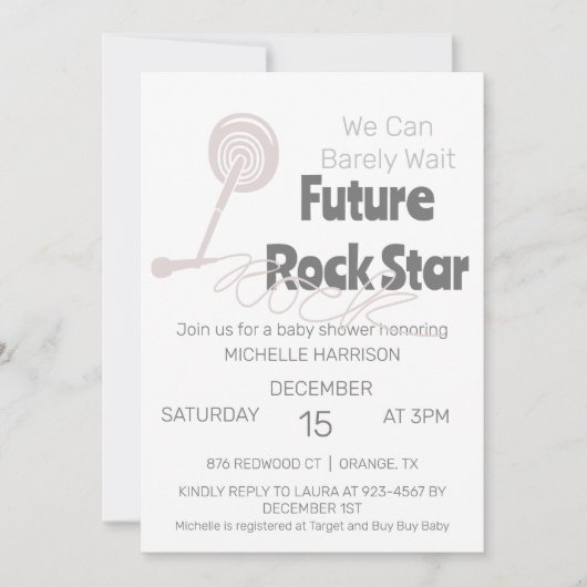 We kunnen wachten tot Genderneutraal Baby shower I Kaart (Voorkant)