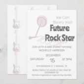 We kunnen wachten tot Genderneutraal Baby shower I Kaart (Voorkant / Achterkant)