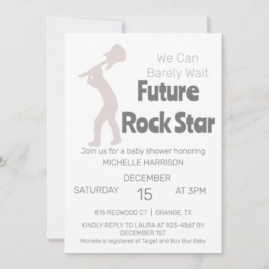 We kunnen wachten tot Genderneutraal Baby shower I Kaart (Voorkant)