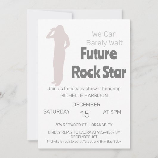 We kunnen wachten tot Genderneutraal Baby shower I Kaart (Voorkant)