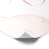 We kunnen wachten tot het Baby shower welkom is Poster (Hoek)