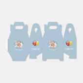 We kunnen wachten tot Teddy Bear Baby shower Bedankdoosjes (Uitgevouwen)