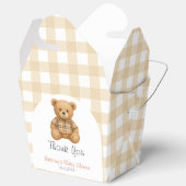We kunnen wachten tot Teddy Bear Baby shower Bedankdoosjes (Open)