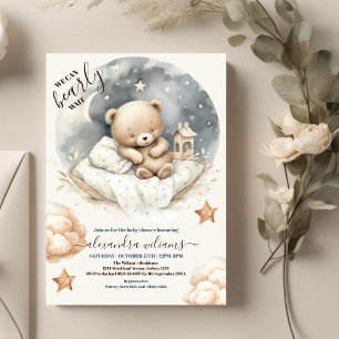 We kunnen wachten tot Teddy Bear Baby shower Kaart