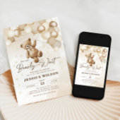 We kunnen wachten tot Teddy Bear Baby shower Kaart