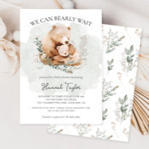 We kunnen wachten tot Teddy Bear Baby shower