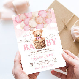 We kunnen wachten tot Teddy Bear Baby shower Kaart
