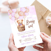 We kunnen wachten tot Teddy Bear Baby shower Kaart