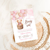 We kunnen wachten tot Teddy Bear Baby shower Kaart
