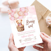 We kunnen wachten tot Teddy Bear Baby shower Kaart