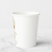 We kunnen wachten tot Teddy Bear Baby shower Papieren Bekers (Links)