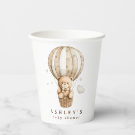 We kunnen wachten tot Teddy Bear Baby shower Papieren Bekers