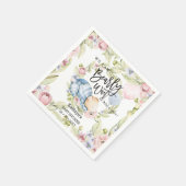 We kunnen wachten tot Teddy Bear Baby shower Servet (Hoek)